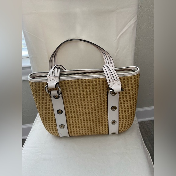 Maxx New York Bags Maxx New York Wicker Woven Straw Basket Shoulder